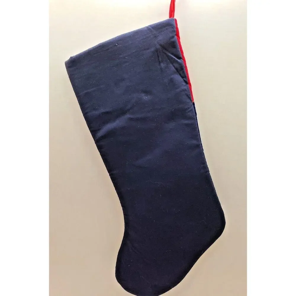 Christmas Stocking Foam Filled Padded Santa Claus Warm Winter Wishes 18